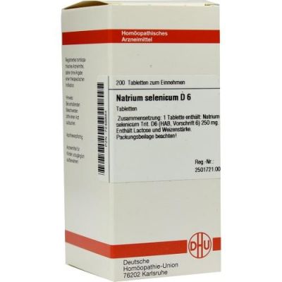 Natrium Selenicum D6 Tabletten 200 stk von DHU-Arzneimittel GmbH & Co. KG PZN 07248884