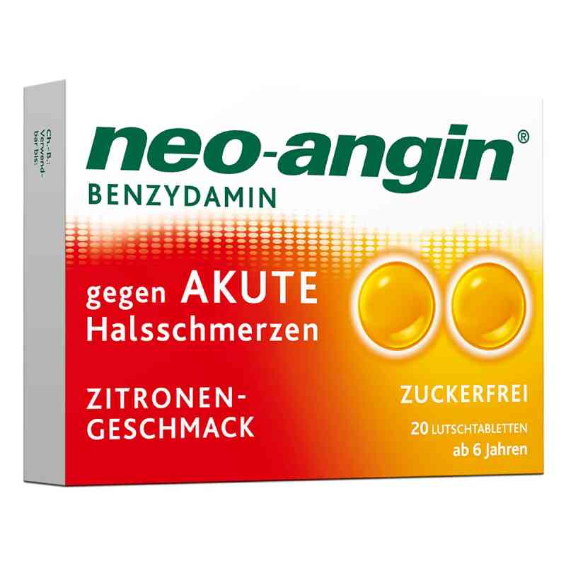 Neo Angin Benzydamin akute Halsschmerzen Zitrone 20 stk von MCM KLOSTERFRAU Vertr. GmbH PZN 11160178