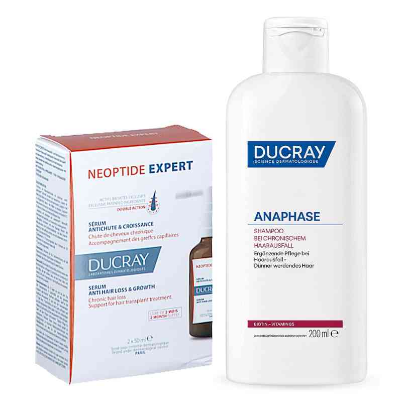 Neoptide Expert 2x50 ml + Anaphase Begleitshampoo 200ml 50+50+200 ml von PIERRE FABRE DERMO KOSMETIK GmbH PZN 08107425