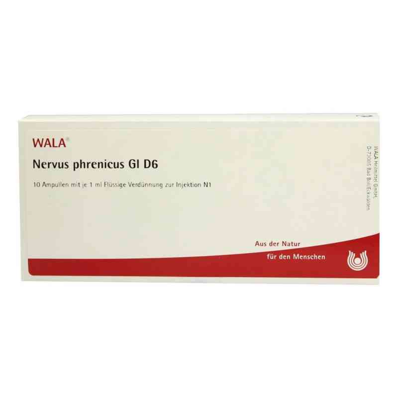 Nervus Phrenicus Gl D6 Ampullen 10X1 ml von WALA Heilmittel GmbH PZN 02941149