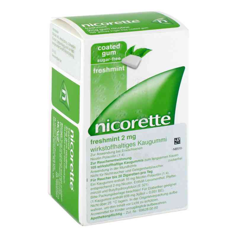 NICORETTE 2mg freshmint 105 stk von kohlpharma GmbH PZN 06680071