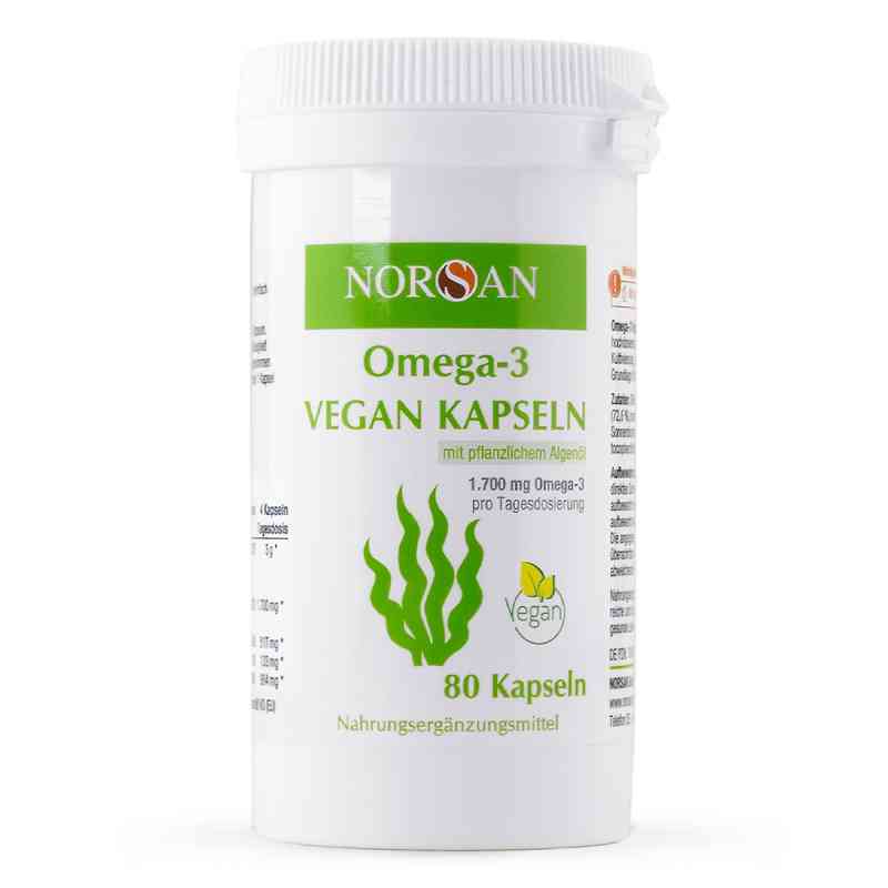 Norsan Omega-3 Algenöl Kapseln vegan 80 stk von NORSAN GmbH PZN 17469184