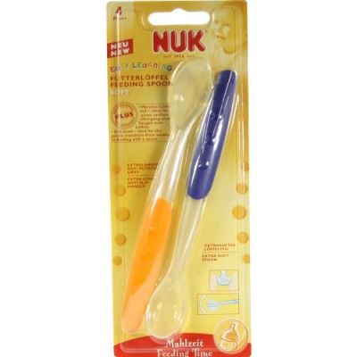 Nuk Easy Learning Fütterlöffel Soft 2 stk von MAPA GmbH PZN 07028763