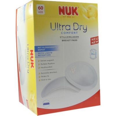 Nuk Stilleinlagen Ultra Dry Comfort 60 stk von MAPA GmbH PZN 06117499