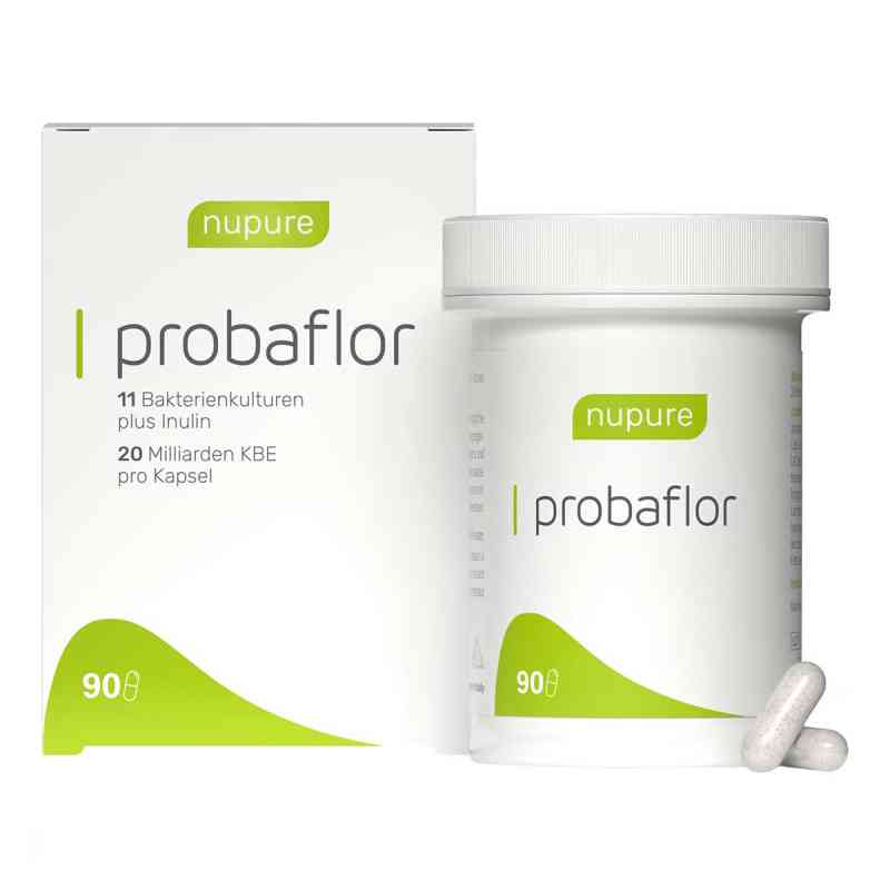 Nupure probaflor Probiotikum magensaftresistent Kapseln 90 stk von AixSwiss B.V. PZN 15399835