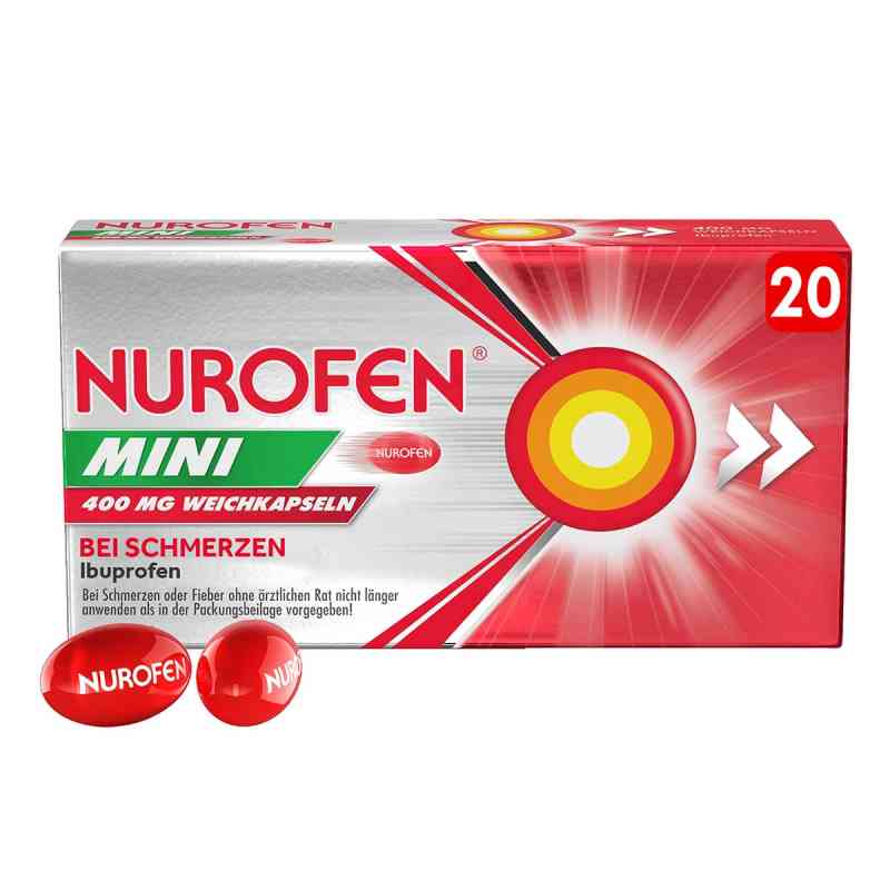 Nurofen Mini 400 Mg Weichkapseln 20 stk von Reckitt Benckiser Deutschland GmbH PZN 19118767