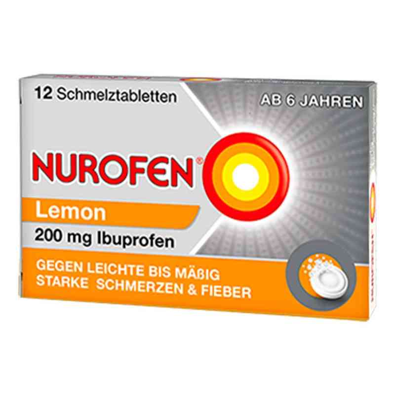 NUROFEN Schmelztabletten Lemon bei Kopfschmerzen 12 stk von Reckitt Benckiser Deutschland Gm PZN 02547582