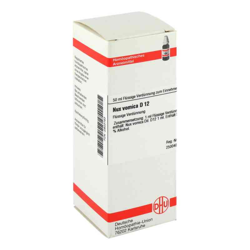 Nux Vomica D12 Dilution 50 ml von DHU-Arzneimittel GmbH & Co. KG PZN 02803163