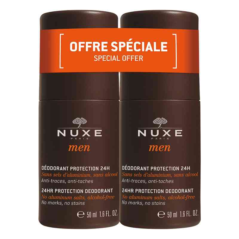 Nuxe Men Deodorant Protection 24h Duo 2X50 ml von NUXE GmbH PZN 13152929