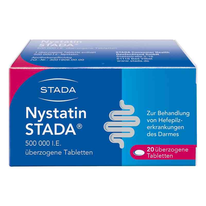 Nystatin STADA 500.000 internationale Einheiten überzogene Table 20 stk von STADA GmbH PZN 00892352