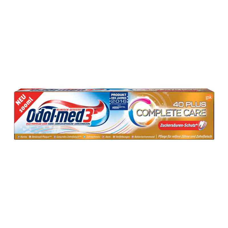 Odol Med 3 Complete Care 40 plus Zahnpasta 100 ml von Haleon Germany GmbH PZN 11050596