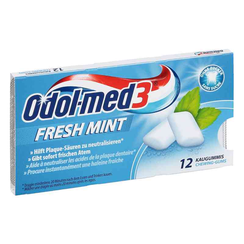 Odol Med 3 Fresh Mint Kaugummi 12 stk von Haleon Germany GmbH PZN 00034157