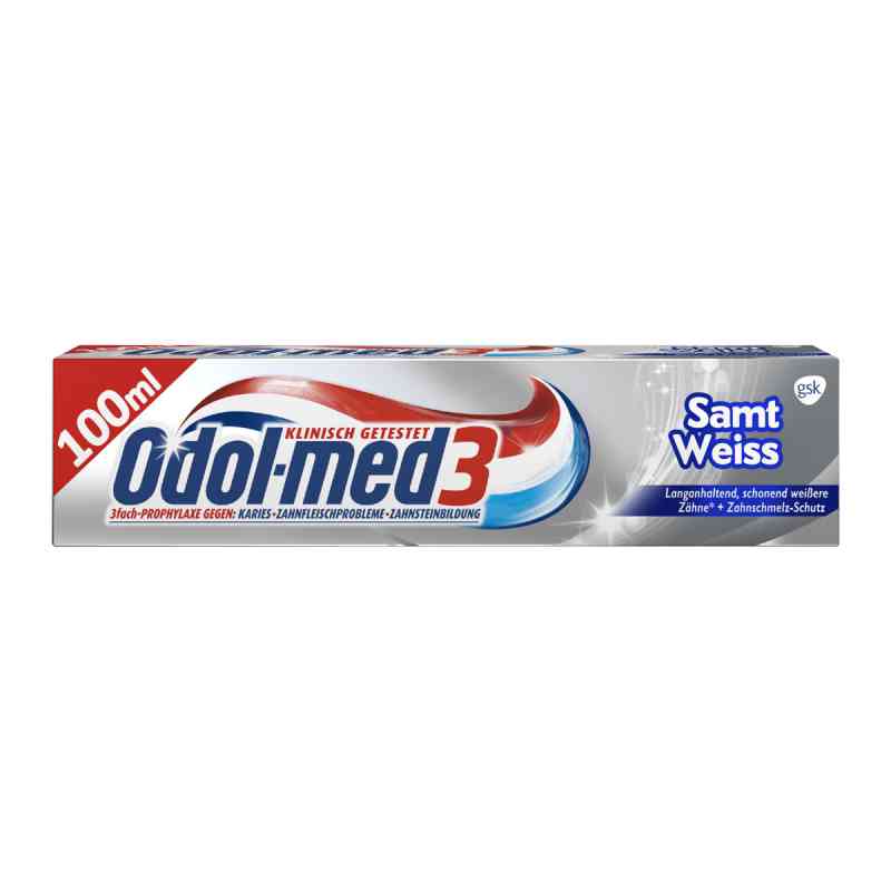 Odol Med 3 Samtweiss Zahnpasta 100 ml von Haleon Germany GmbH PZN 10392679