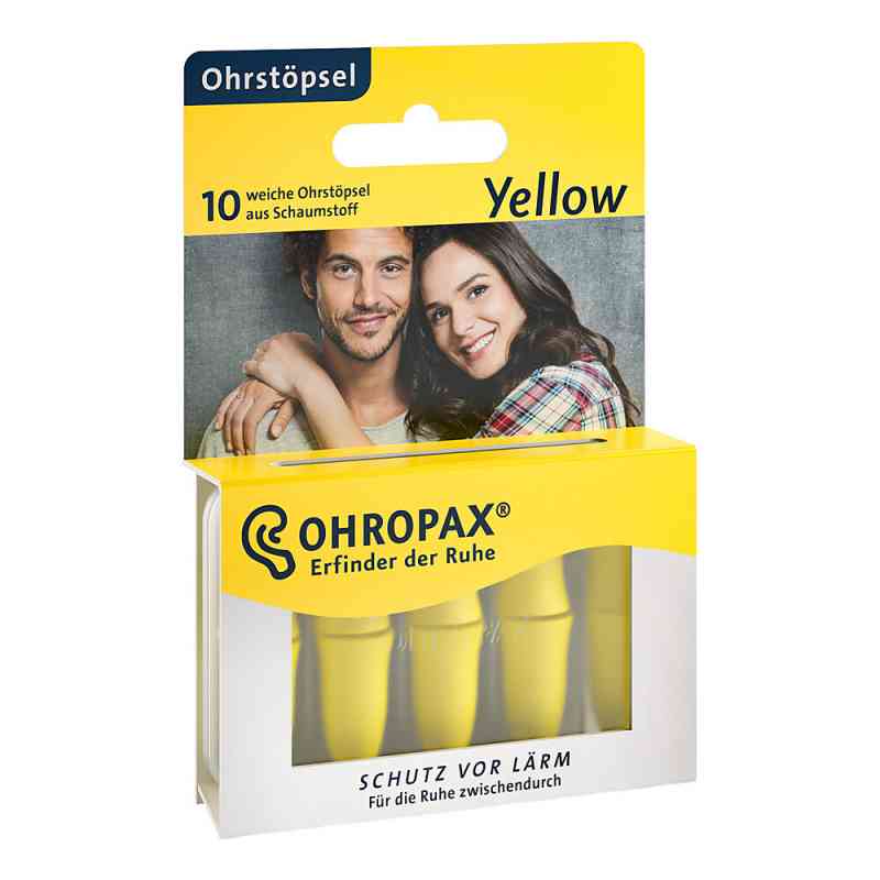 Ohropax Yellow Schaumstoff-stöpsel 10 stk von OHROPAX GmbH PZN 14169027