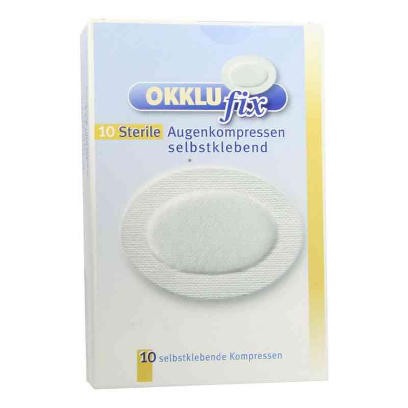 Okklufix Augenkompressen selbstklebend steril 10 stk von Berenbrinker Service GmbH PZN 03105573