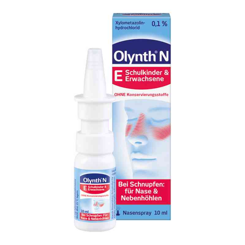 Olynth 0,1 % N Schnupfen Dosierspray 10 ml von Johnson & Johnson GmbH (OTC) PZN 01014470