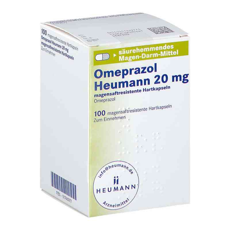 Omeprazol Heumann 20mg 100 stk von HEUMANN PHARMA GmbH & Co. Generica KG PZN 01746977