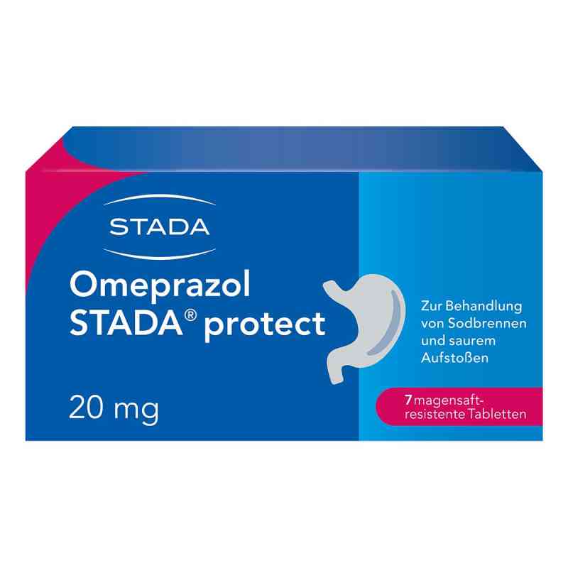 Omeprazol STADA protect 20mg 7 stk von STADA Consumer Health Deutschlan PZN 06562325