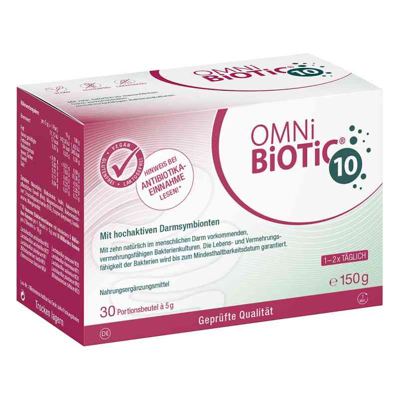 OMNi BiOTiC 10 - bei Antibiotika-Einnahme 30X5 g von INSTITUT ALLERGOSAN Deutschland (privat) GmbH PZN 13947528