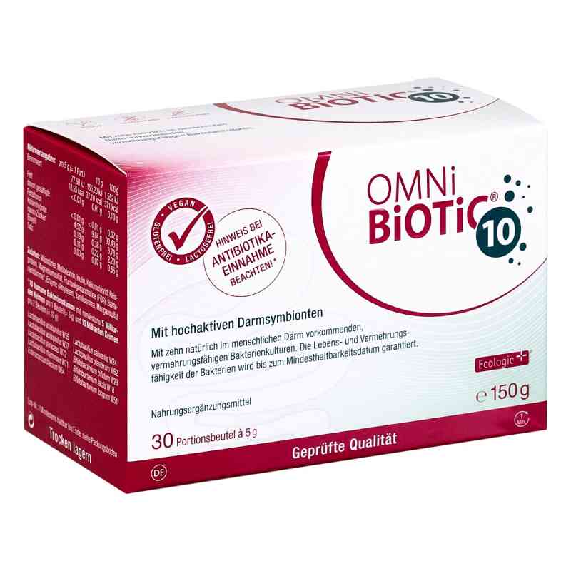 Omni Biotic 10 Pulver Portionsbeutel 30X5 g von INSTITUT ALLERGOSAN Deutschland  PZN 13947528