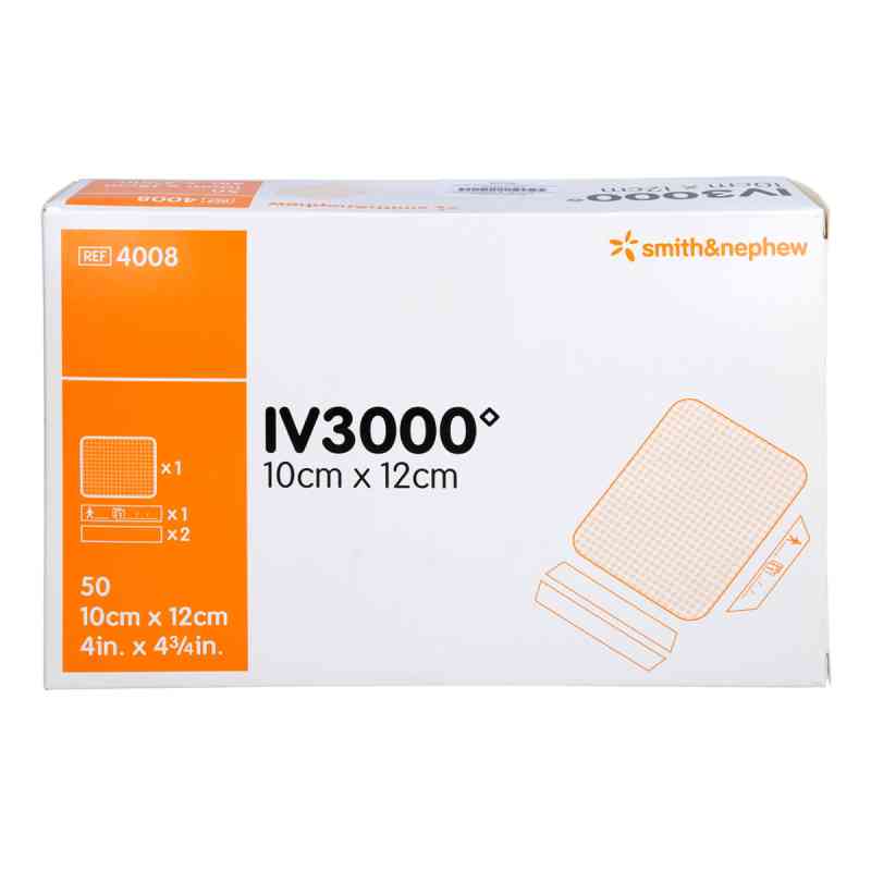 Opsite Iv3000 10x12cm transparente Kanülenfixier. 50 stk von Smith & Nephew GmbH PZN 07478176