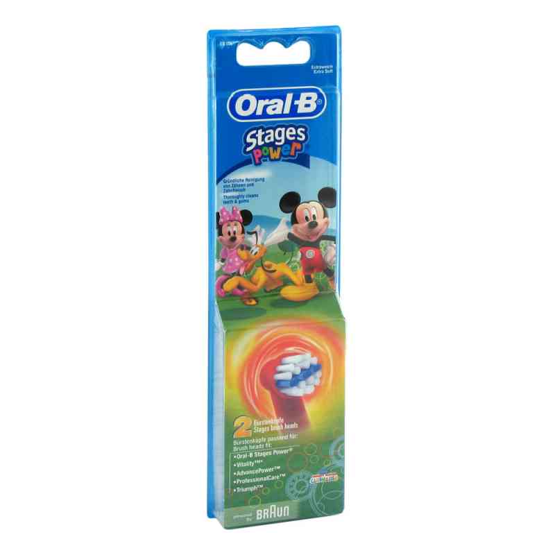 Oral-B Aufsteckbürsten Stages Power Micky Maus oder Princess 2 stk von WICK Pharma - Zweigniederlassung der Procter & Gam PZN 04892403