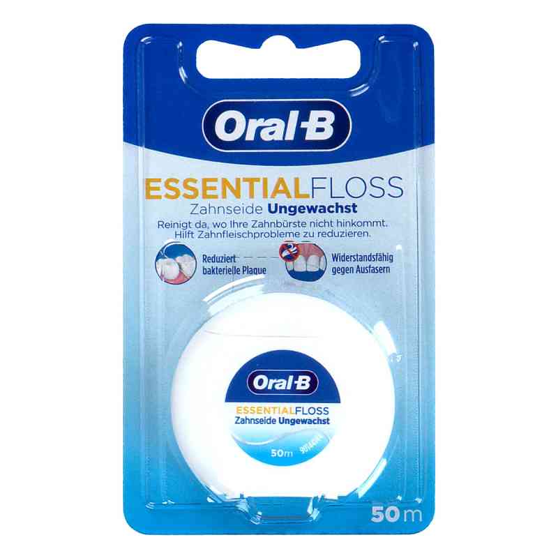 Oral B Zahnseide Essential Floss ungewachst 1 Pck von WICK Pharma - Zweigniederlassung PZN 08506584