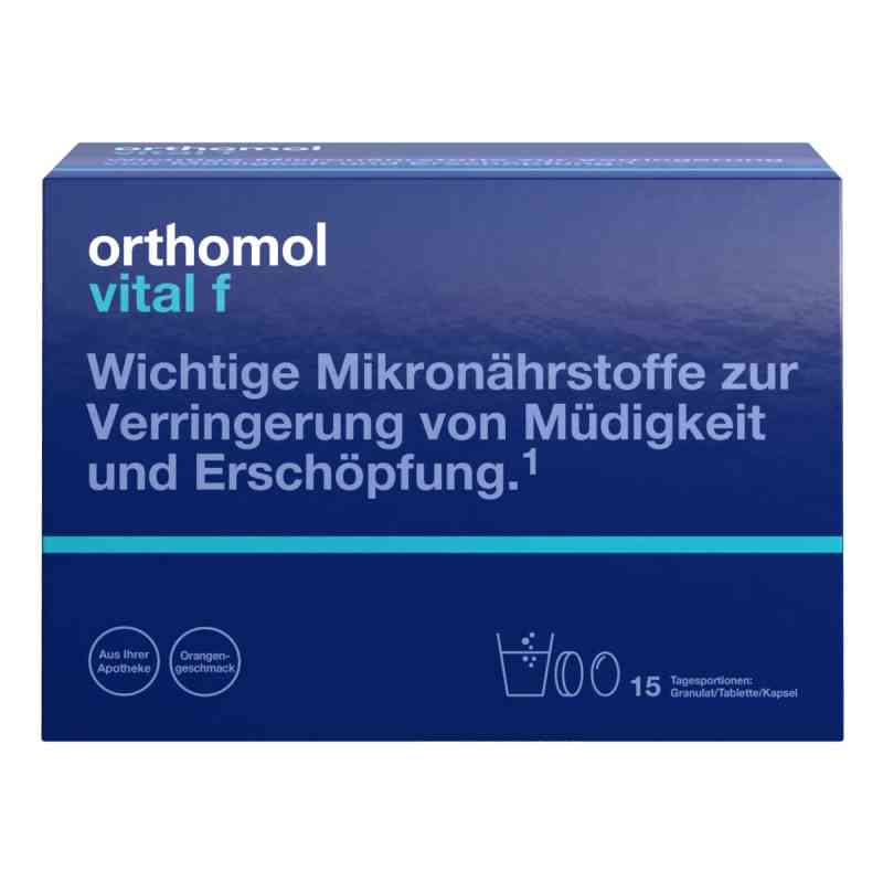 Orthomol Vital f Granulat/Tablette/Kapsel Orange 15er-Packung 1 stk von Orthomol pharmazeutische PZN 01319637