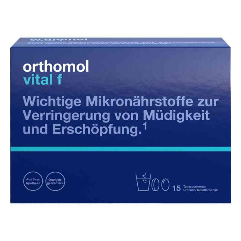 Orthomol Vital f Granulat/Tablette/Kapsel Orange 15er-Packung 1 stk von Orthomol pharmazeutische Vertrie PZN 01319637
