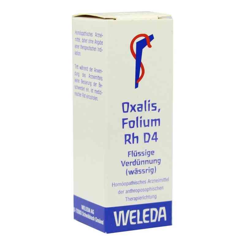 Oxalis Folium Rh D4 Dilution 20 ml von WELEDA AG PZN 01630364