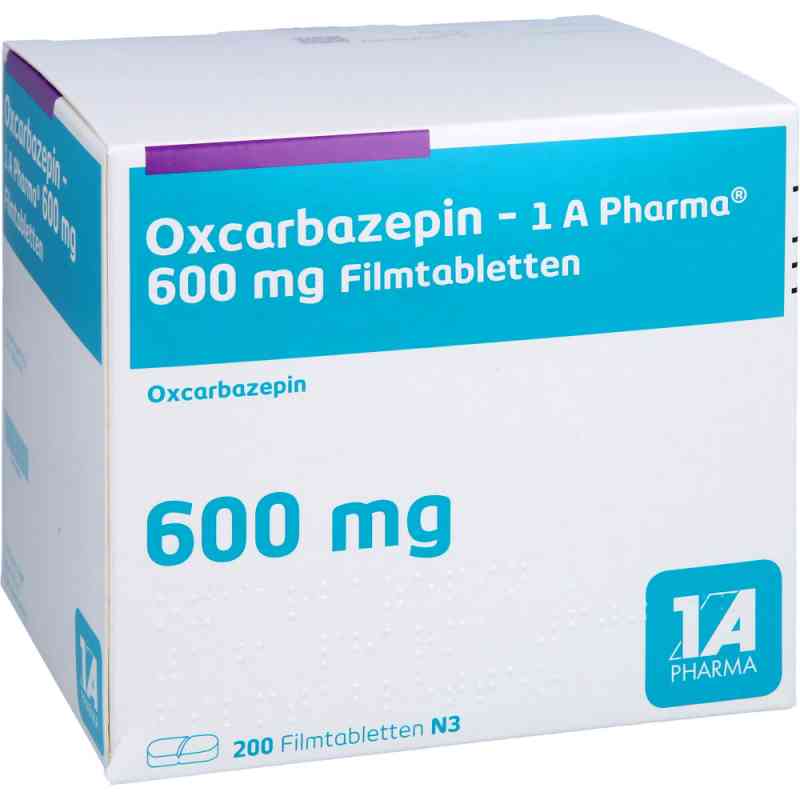 Oxcarbazepin-1A Pharma 600mg 200 stk von 1 A Pharma GmbH PZN 09318519