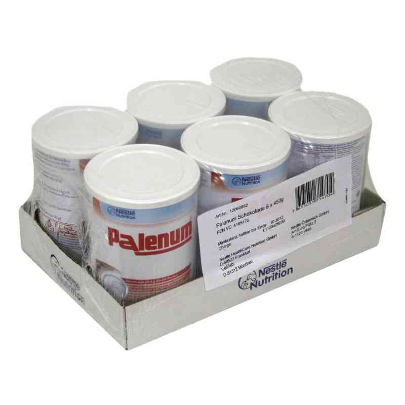 Palenum Schoko Pulver 6X450 g von Nestle Health Science (Deutschland) GmbH PZN 04165175