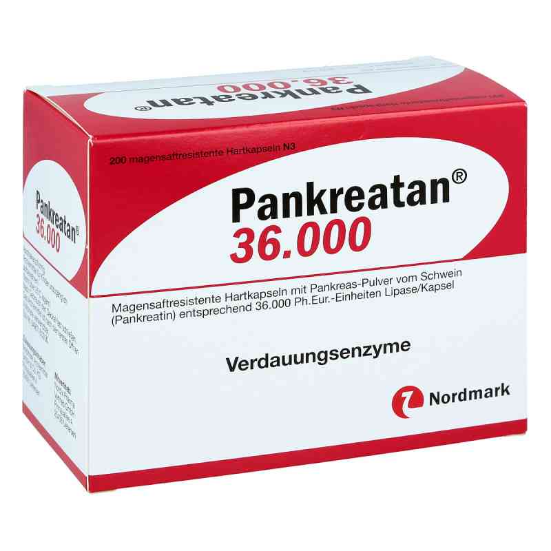 Pankreatan 36000 200 stk von NORDMARK Pharma GmbH PZN 07322149