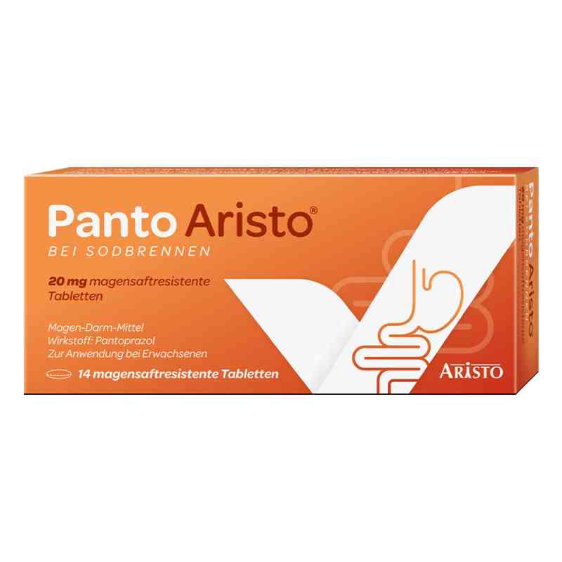 Panto Aristo bei Sodbrennen 20mg 14 stk von Aristo Pharma GmbH PZN 07021927