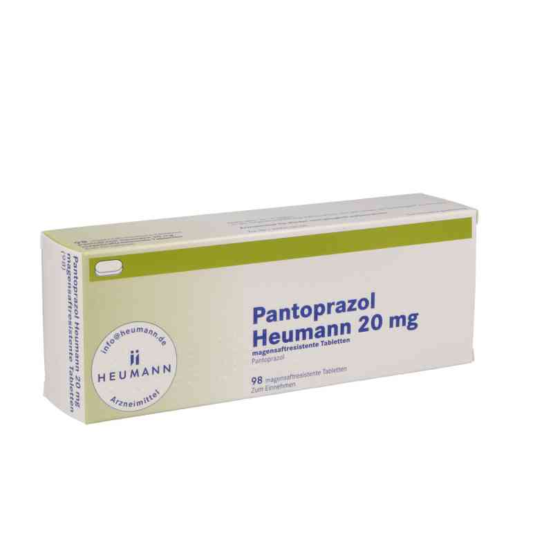 Pantoprazol Heumann 20mg 98 stk von HEUMANN PHARMA GmbH & Co. Generica KG PZN 09192194