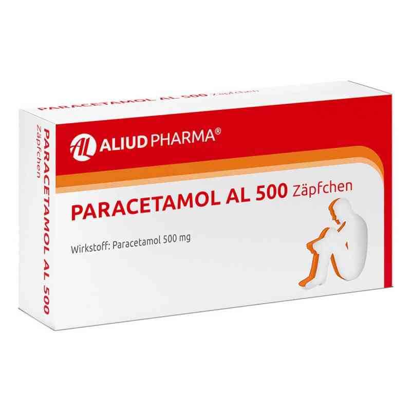 Paracetamol AL 500 Zäpfchen bei akuten Schmerzen und Fieber 10 stk von ALIUD Pharma GmbH PZN 07511904