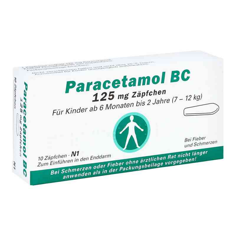 Paracetamol BC 125 Mg Suppositorien 10 stk von BERLIN-CHEMIE AG PZN 04685816