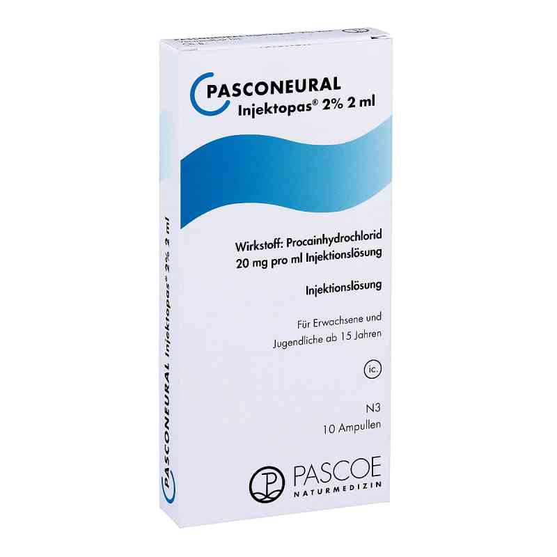 Pasconeural Injektopas 2% 2 Ml iniecto -lösung Ampullen  10 stk von Pascoe pharmazeutische Präparate PZN 11170001