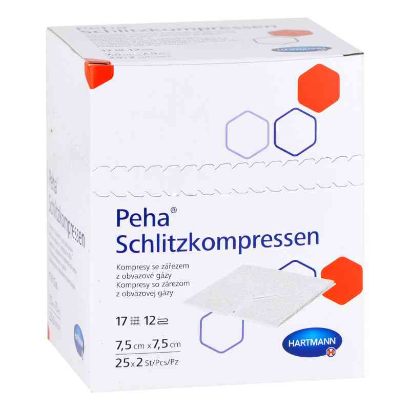 Peha Schlitzkompressen 7,5x7,5cm steril Cpc 25X2 stk von C P C medical GmbH & Co. KG PZN 10135296