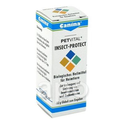Petvital Insect Protect veterinär Globuli 10 g von Canina pharma GmbH PZN 06715645