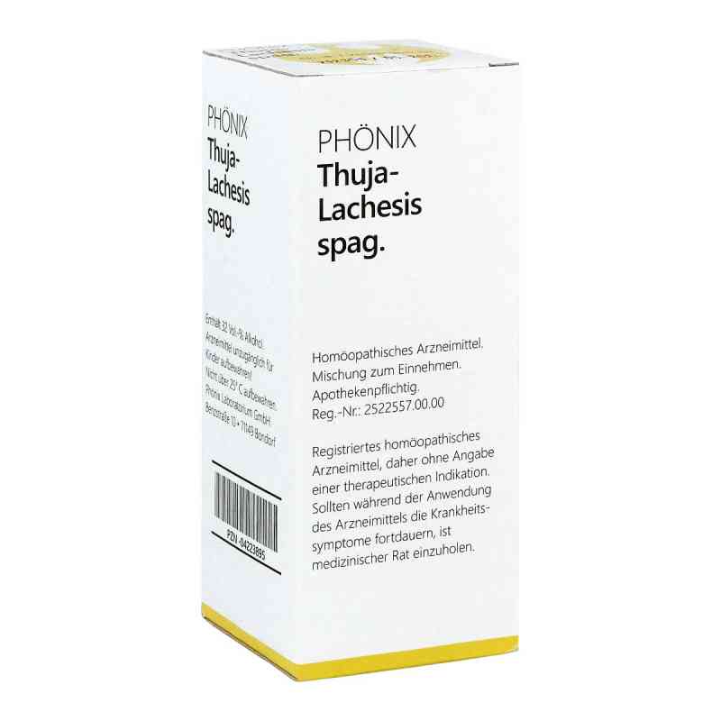 Phönix Thuja lachesis spag. Tropfen 100 ml von PHÖNIX LABORATORIUM GmbH PZN 04223895