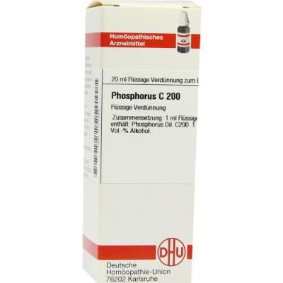 Phosphorus C200 Dilution 20 ml von DHU-Arzneimittel GmbH & Co. KG PZN 07177055