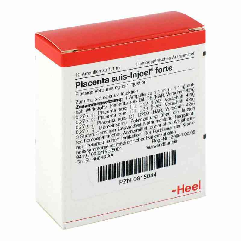 Placenta Suis Injeel forte Ampullen 10 stk von Biologische Heilmittel Heel GmbH PZN 00815044