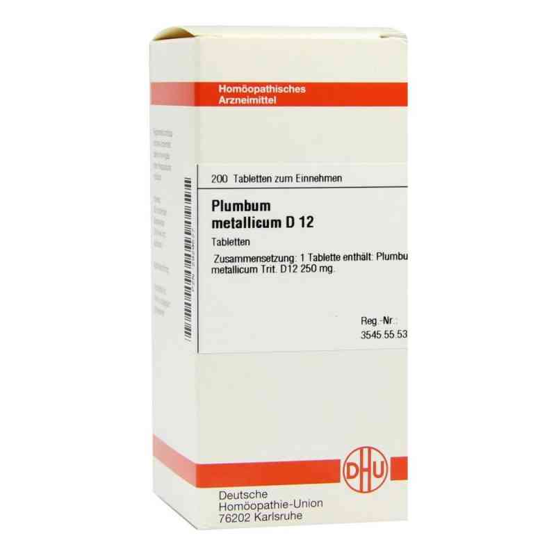 Plumbum Metallicum D12 Tabletten 200 stk von DHU-Arzneimittel GmbH & Co. KG PZN 02929527