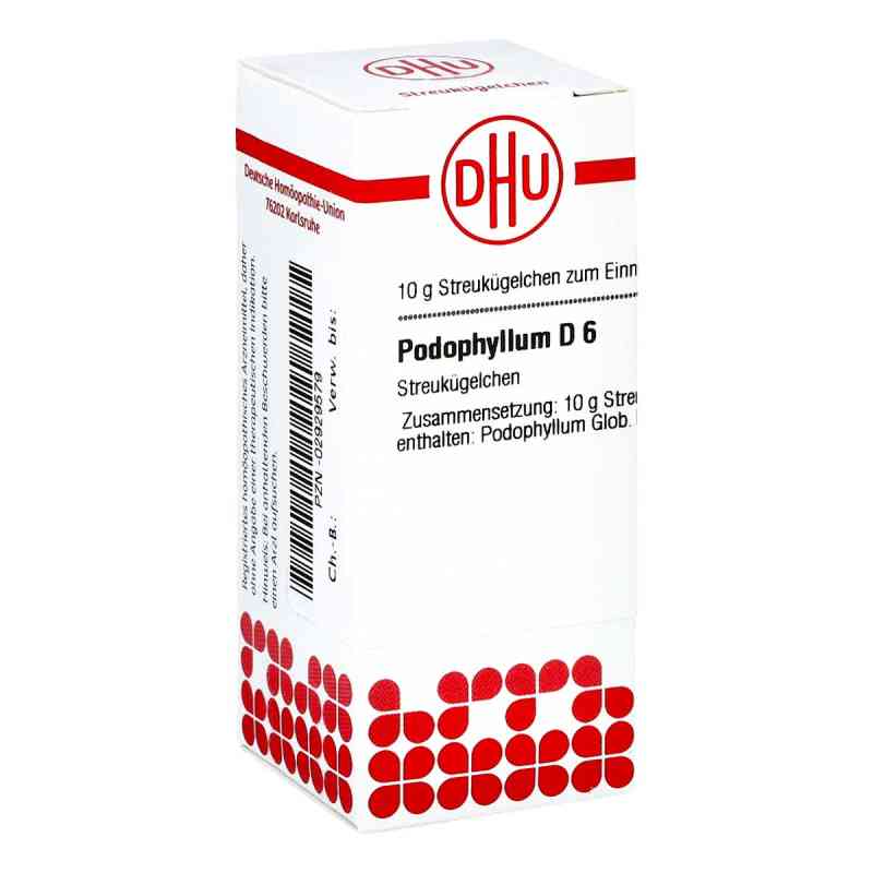 Podophyllum D6 Globuli 10 g von DHU-Arzneimittel GmbH & Co. KG PZN 02929579
