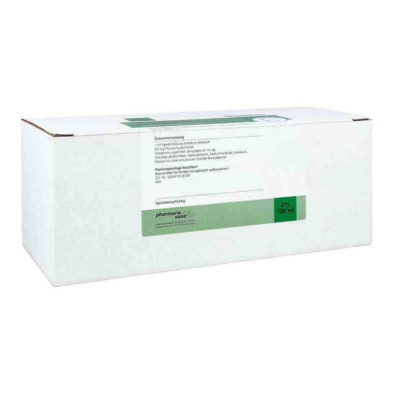 Procain Pharmarissano 2% Maxi iniecto -lsg.fla.100 Ml 10X100 ml von medphano Arzneimittel GmbH PZN 16816353