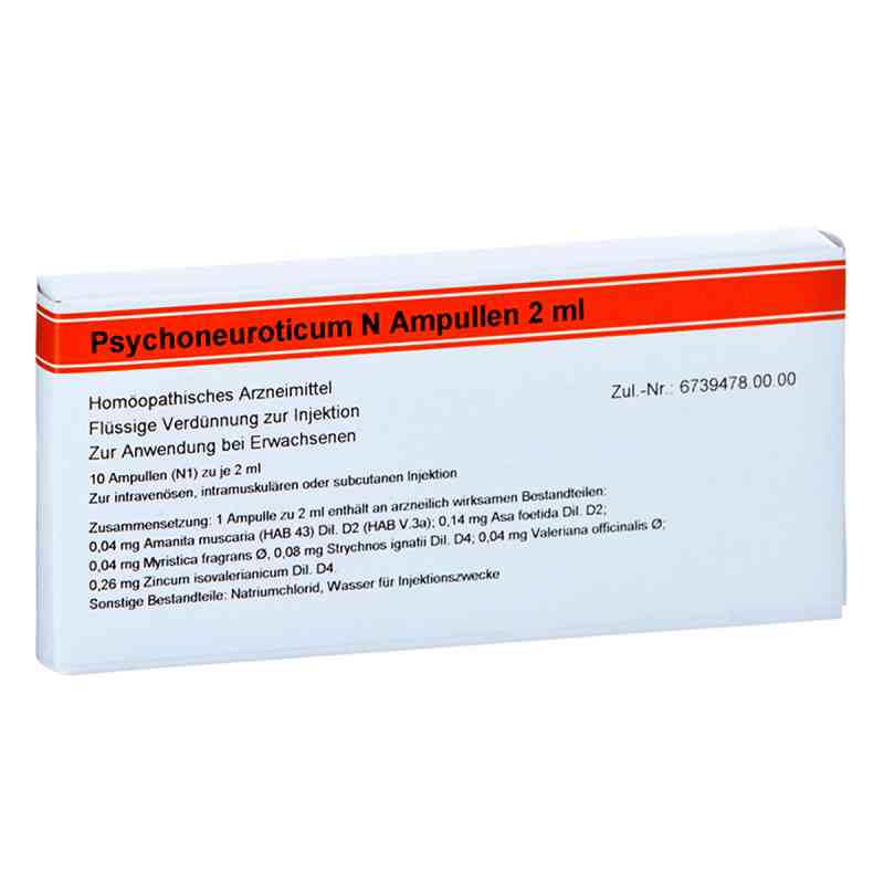 Psychoneuroticum N Ampullen 10X2 ml von medphano Arzneimittel GmbH PZN 01715439