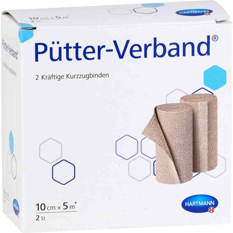 Pütter Verband 10 cmx5 m 2 stk von B2B Medical GmbH PZN 12476222
