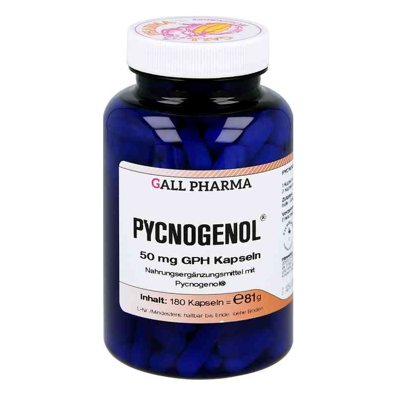 Pycnogenol 50 mg Gph Kapseln 180 stk von GALL-PHARMA GmbH PZN 09188034
