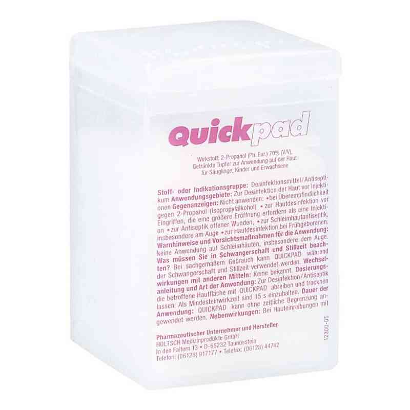 Quickpad Alkohol Tupfer Spender 150 stk von HOLTSCH Medizinprodukte GmbH PZN 00177589